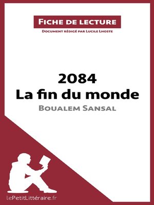 cover image of 2084. La fin du monde de Boualem Sansal (Fiche de lecture)